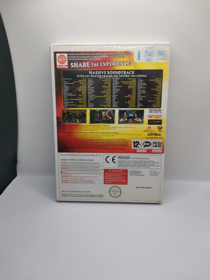 Jeux nintendo wii guitar hero world tour - photo numéro 2