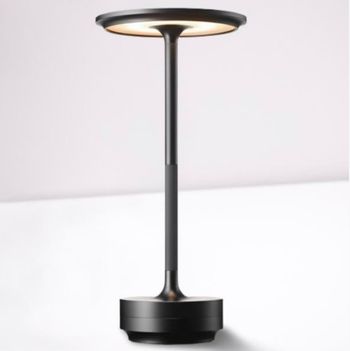Plplaaoo lampe de table sans fil rechargeable noire