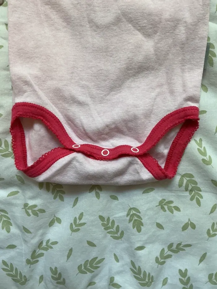 body manches longues rose clair 6 mois absorba - photo numéro 4