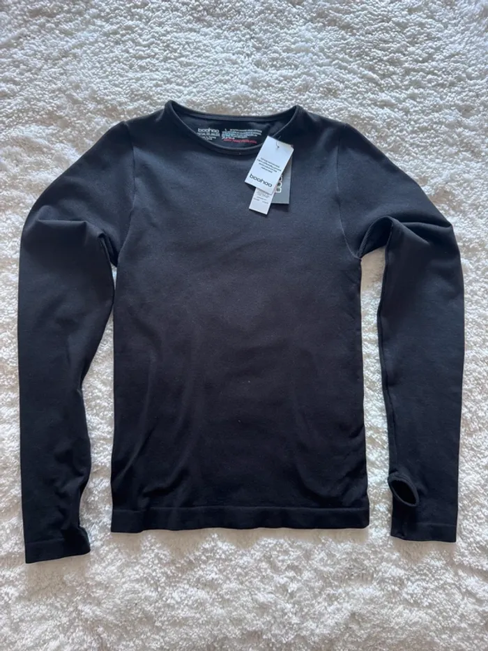 Boohoo Haut manches longues seamless – Taille L voir plutôt M – Neuf avec étiquette