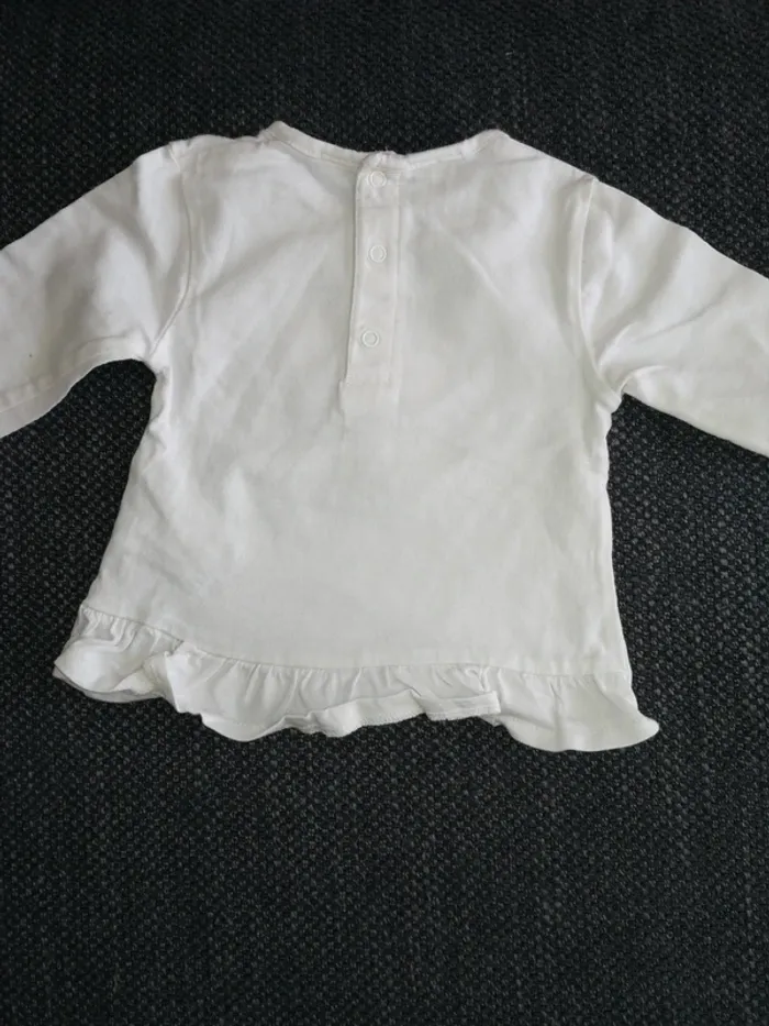 Bel ensemble été pantalon tee-shirt Minnie, bébé fille, 3mois - photo numéro 4