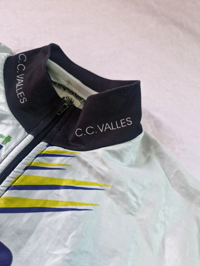 Veste cyclisme vintage , C.C Valles , sponso Seat , taille M - photo numéro 10