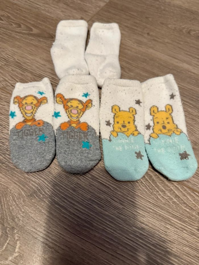 Lot de 3 paires de chaussettes bébé Winnie
