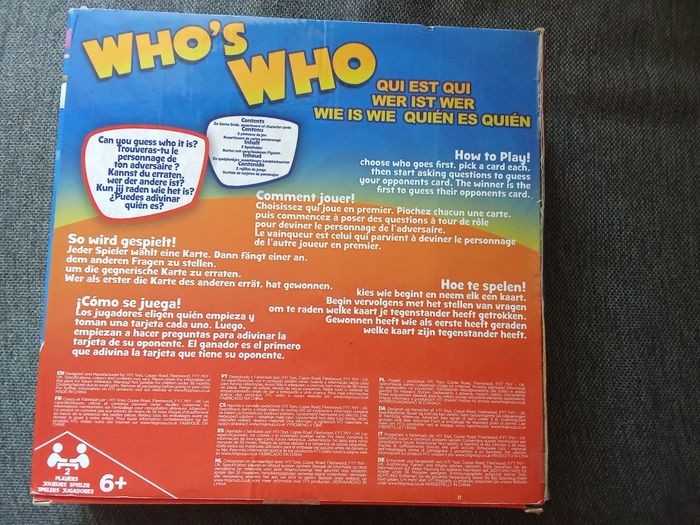 Jeu Who's Who/ Qui Est-Ce ? - photo numéro 9