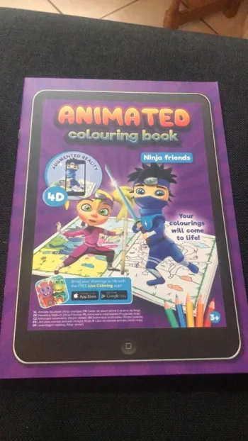 Livre animé de coloriage