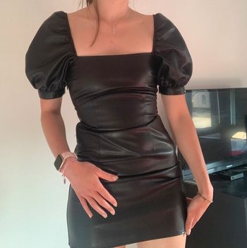 Robe en cuir h&m