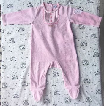 Lot de pyjamas en velours taille 6 mois