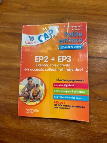 Livre CAP, petite enfance EP2 + EP3