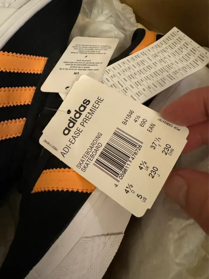 Adidas Adi Ease Premiere - black taille 37 un tiers - photo numéro 13