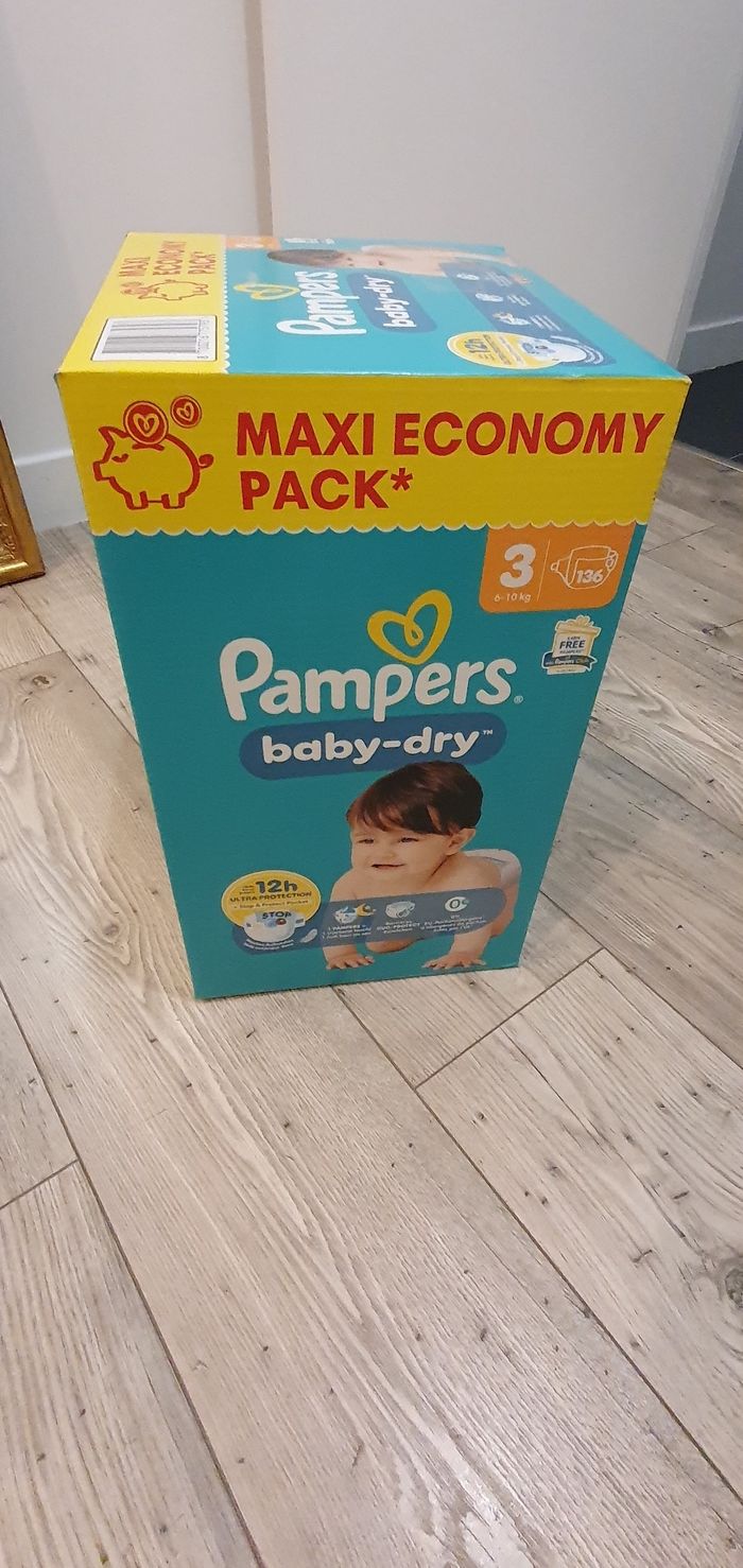 Couches Pampers baby-dry T3