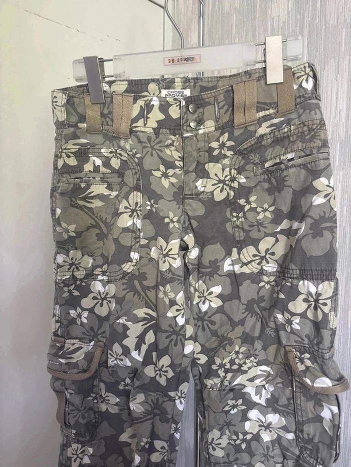Pantalon de fleur taille 36 marque chose promise• - photo numéro 2