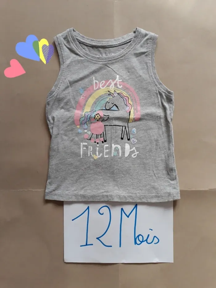 Débardeur 12-18 Mois