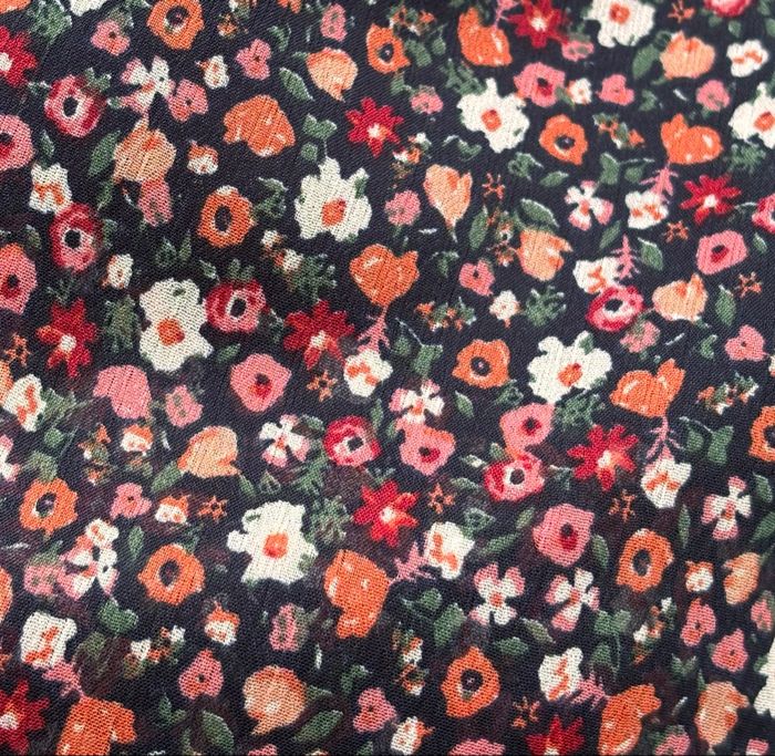 💐Jupe courte fluide à imprimé fleuri T36 • Kiabi - photo numéro 3