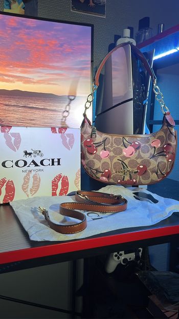 Sac coach cerise 🍒