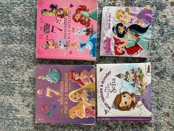 Lot 4 livres princesse