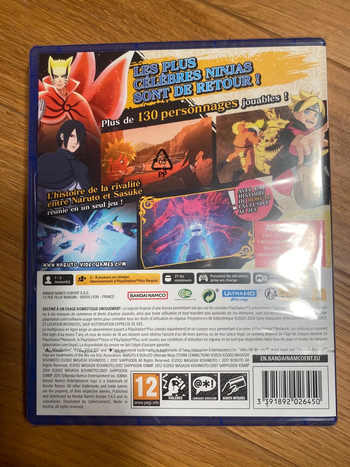Naruto x boruto ultimate ninja storm connections - PS5 - jeu neuf sous blister - photo numéro 5