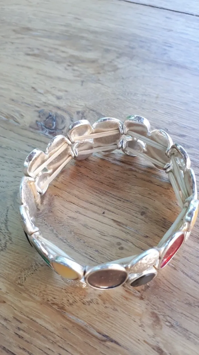 Bracelet fantaisie multicolore - photo numéro 4