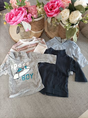 Lot tee shirt bébé garçon