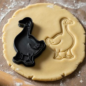 Emporte-pièce oie pour biscuits et pâtisserie créative - 8 cm