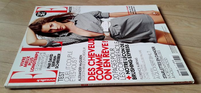 magazine elle n°3347 février 2010 spécial cameron russell - photo numéro 3