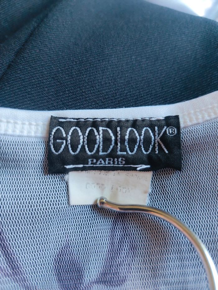 Goodlook paris fabriqué en France robe en transparence à fleurs 38 - photo numéro 4