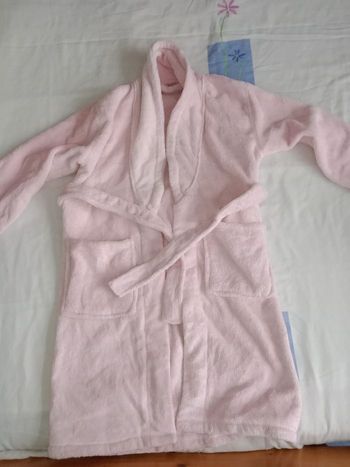 Peignoir chaud rose 6 ans graine de rêve