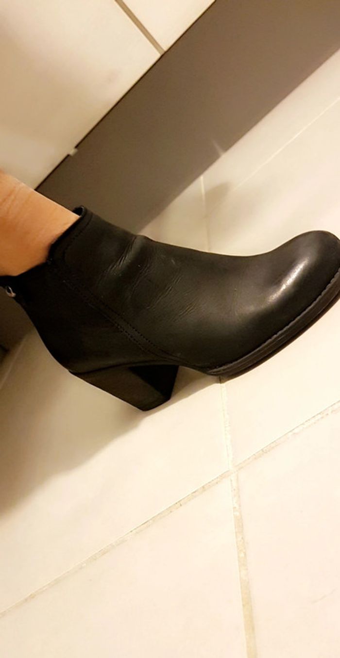 Bottines en cuir pointure 36 - photo numéro 6