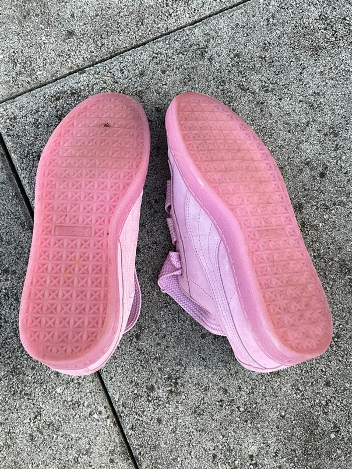 Basket rose, puma avec gros lacets - photo numéro 6