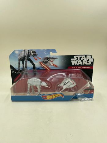 Star Wars Hot Wheels At-At Vs Rebel Snowspeeder Mattel neuf