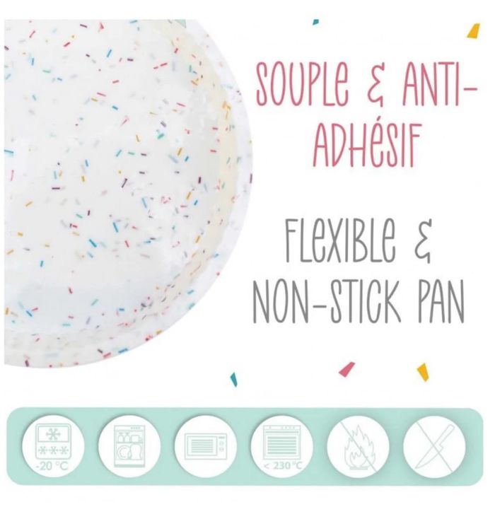 Moule en Silicone blanc Scrap Cooking Funfetti - photo numéro 3