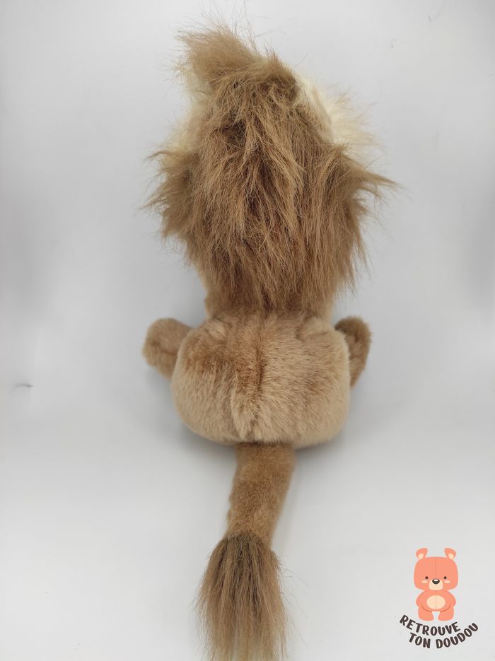 Peluche Lion réaliste 38 cm - photo numéro 3
