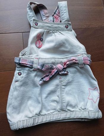 Robe salopette en jean