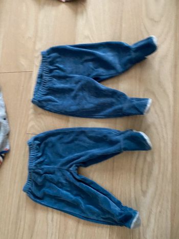 Lot de 2 bas de pyjamas obaibi 9 mois