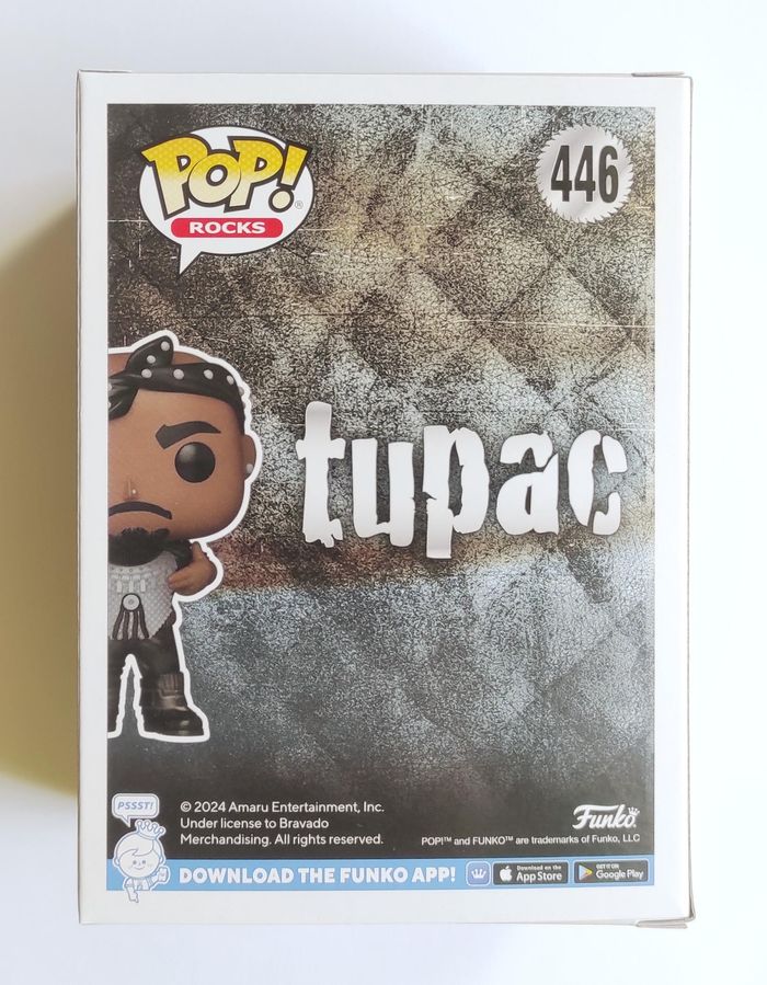 Funko POP Tupac Shakur "California Love" #446 - 2Pac - Rocks - Figurine Vinyle - photo numéro 3