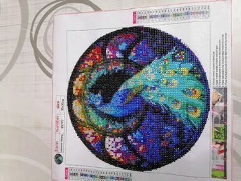 Broderie diamant prêt à encadrer 30x30 cm