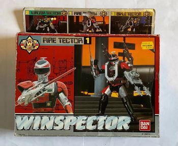 Coffret personnage Winspector Fire Tector Bandai Vintage