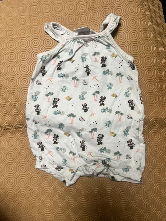 Grenouillère été Minnie Disney taille 6 mois