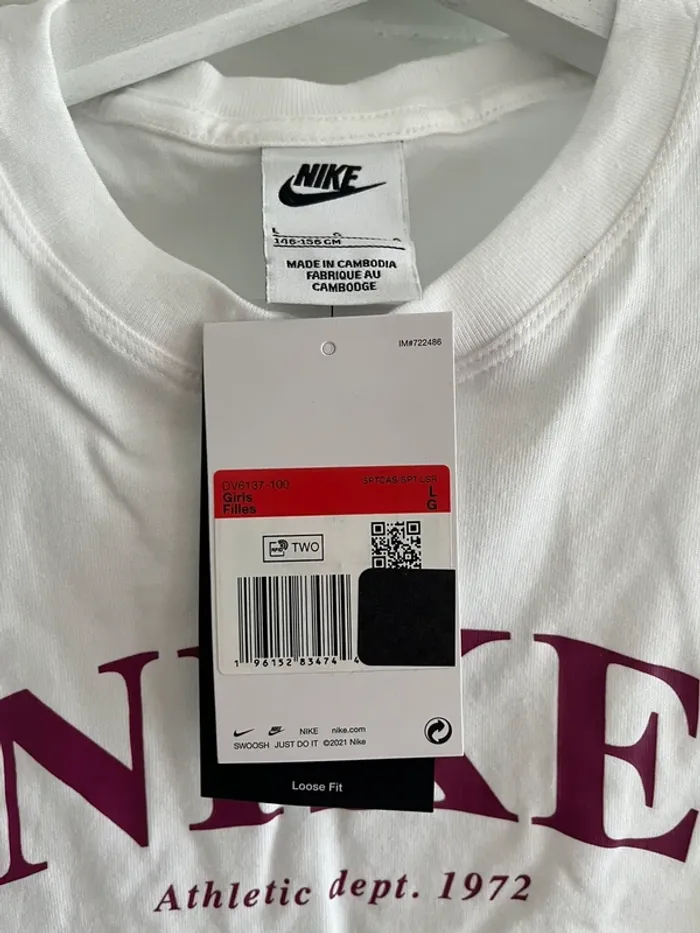 Tee shirt Nike blanc - photo numéro 3