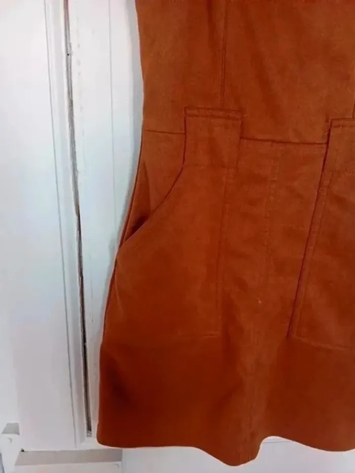 Robe salopette en velours marron - Jennyfer - XXS - photo numéro 5