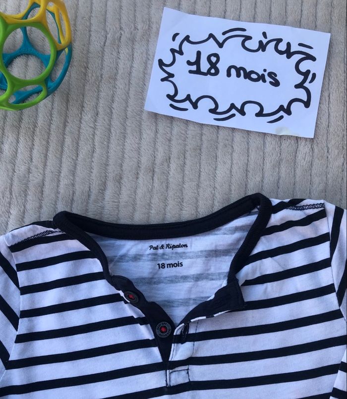 T-shirt à manches longues - 18 mois - Pat&Ripaton - photo numéro 2