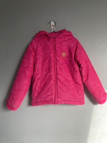 Manteau hiver fille 5 ans Zeeman – Rose, très bon état
