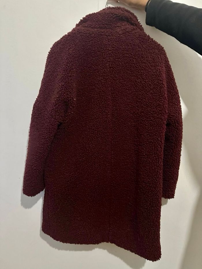 Manteau bordeaux - photo numéro 2