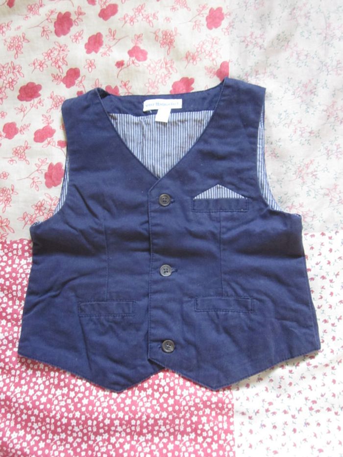 Ensemble chemise pantalon veston noeud papillon 12 mois - photo numéro 6