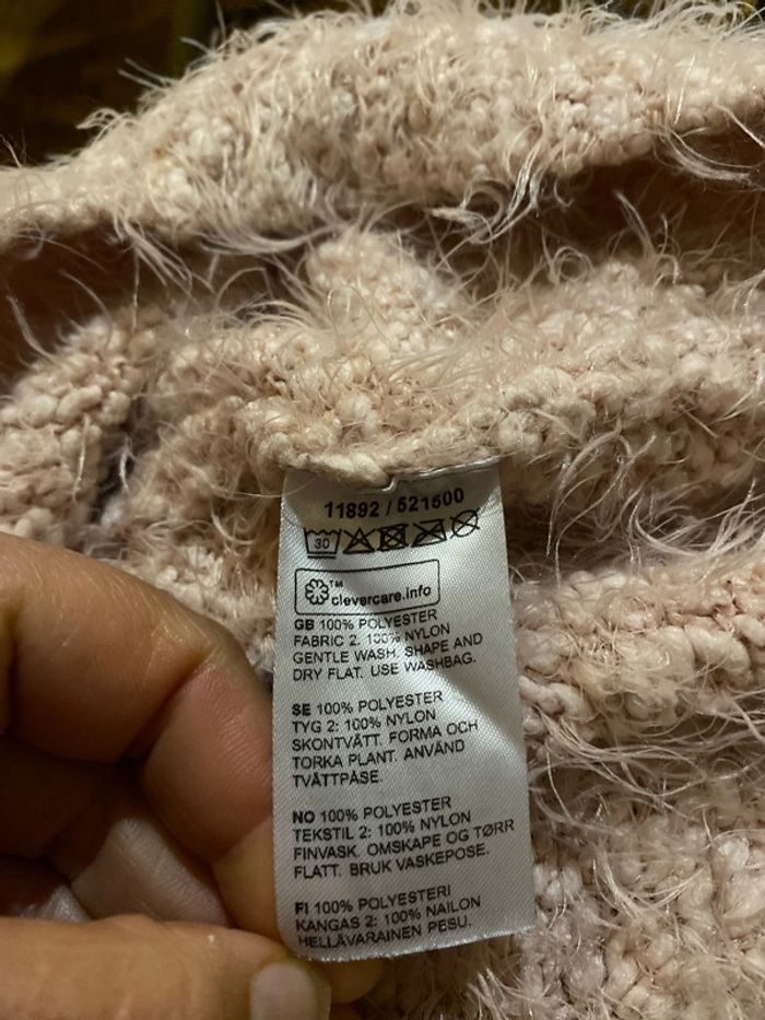 Superbe Pull Rose Duveteux Taille M - photo numéro 11