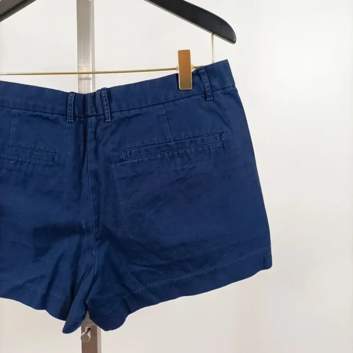 Short bleu marine Gap en coton – taille 38, coupe droite classique avec poches plaquées A1063 - photo numéro 5