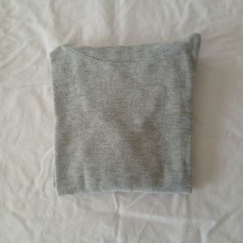 T-shirt a col roulé gris • 4 ans • Tissaia 