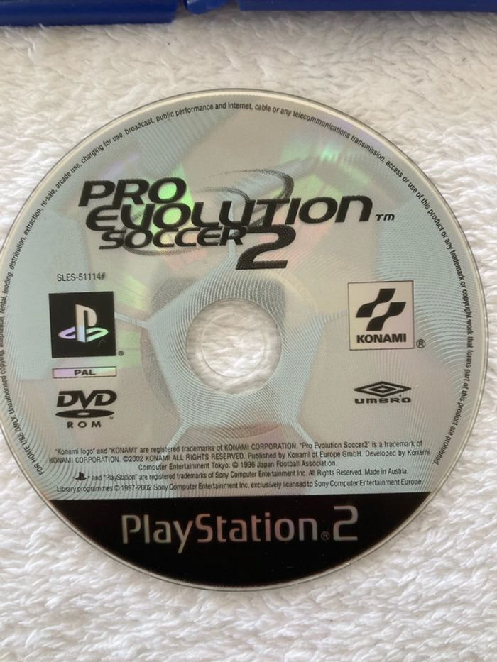 Jeu ps2 PES 2 - photo numéro 2