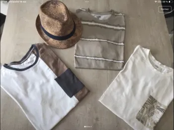 Lot 3 tee shirt homme