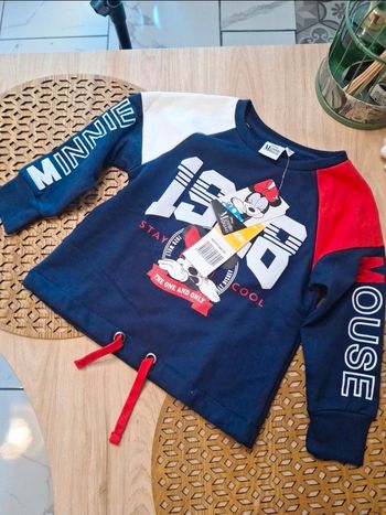 Sweat Minnie Disney fille – 3 ans – neuf avec étiquette