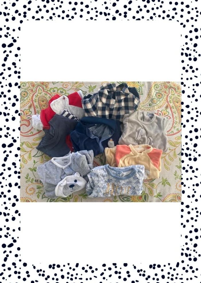 Lot de pyjamas taille 6 mois